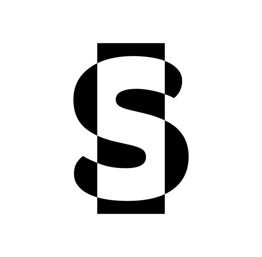 modern brief 's' monogram. s typografie logo. s bedrijf logo. vector