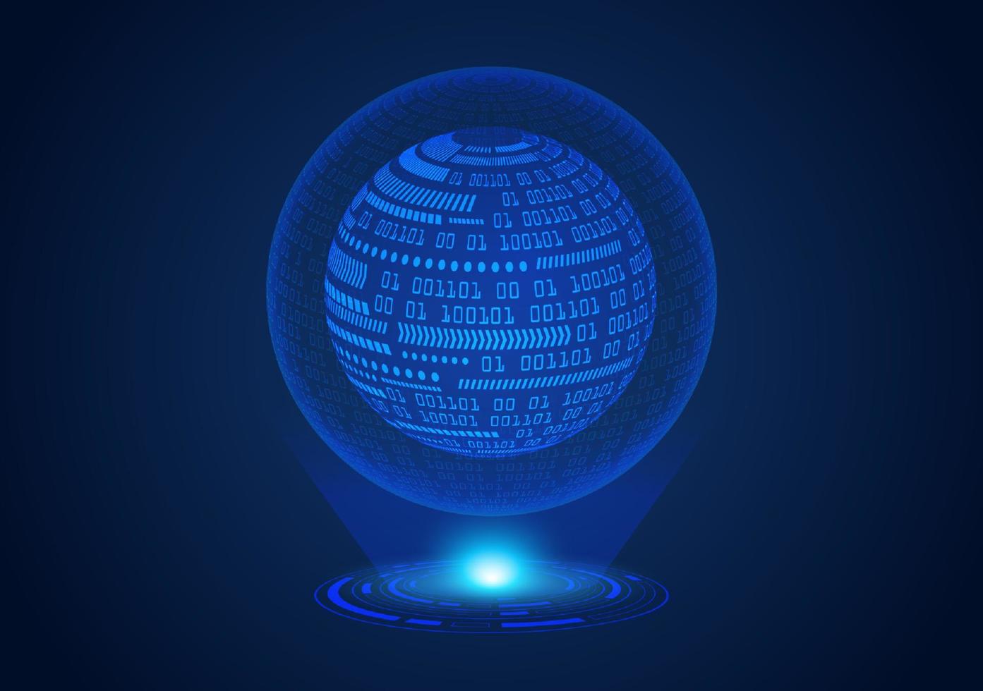 modern holografische wereldbol vector