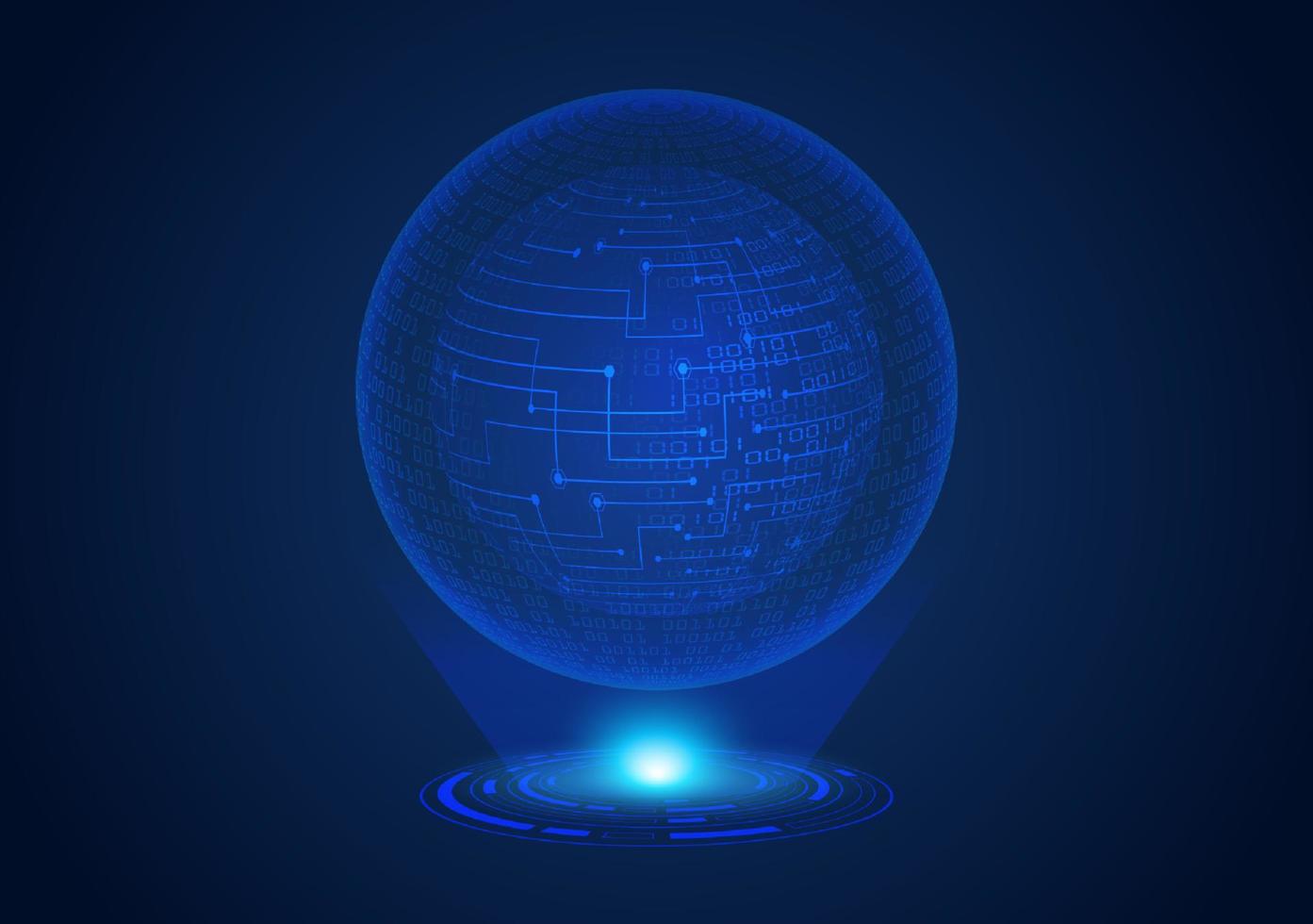 modern holografische wereldbol vector