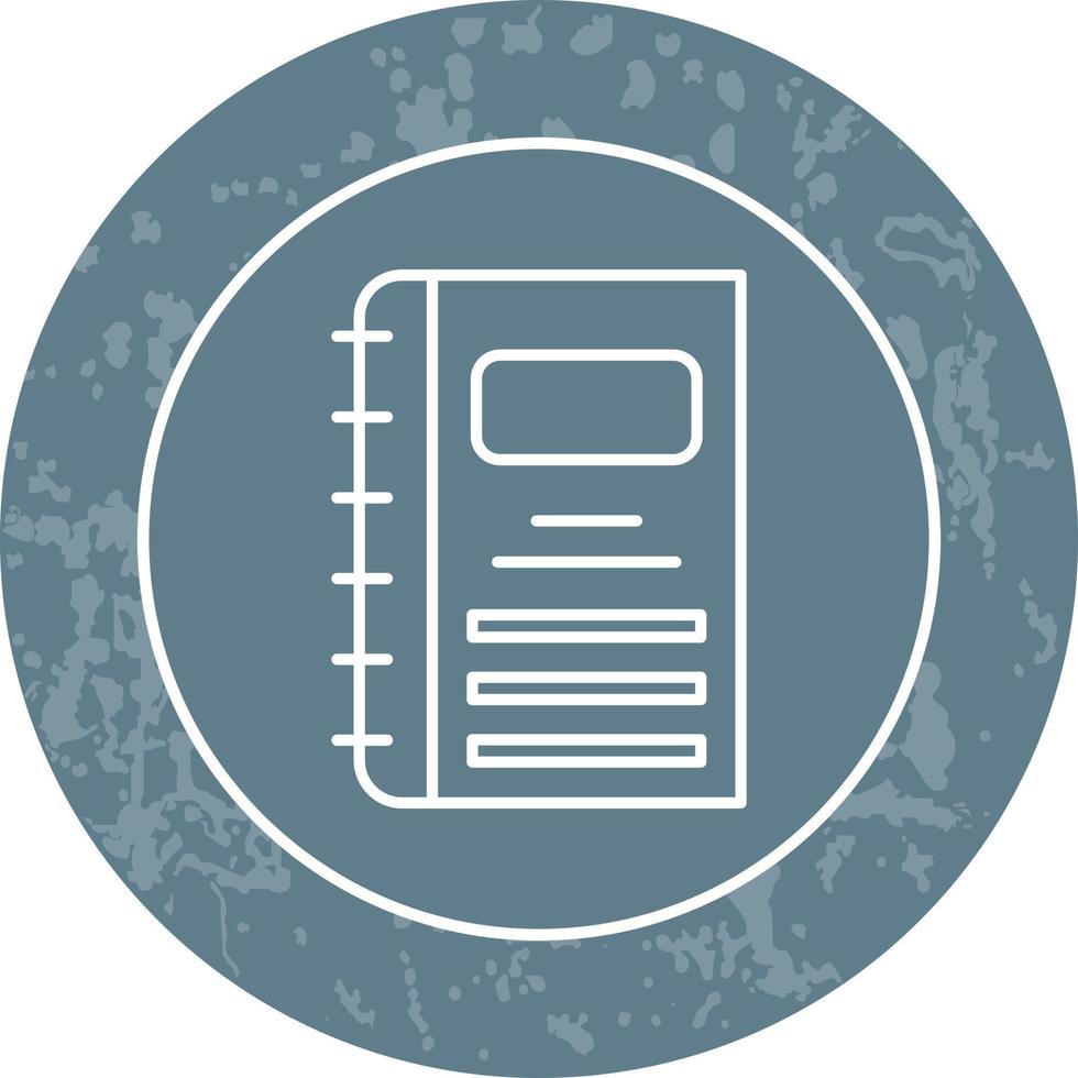 notebook vector pictogram