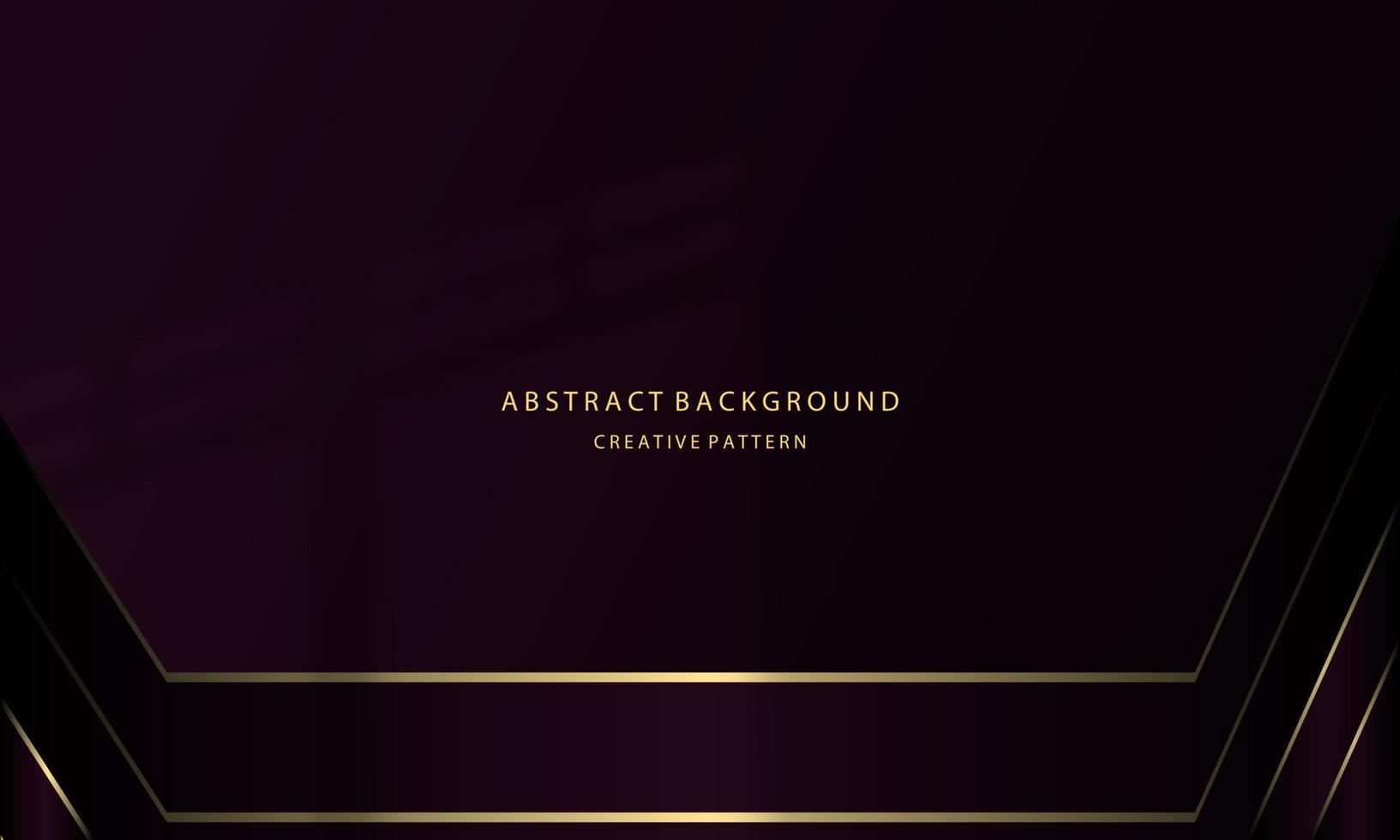 abstract achtergrond meetkundig vloeistof helling van gouden kleur en Purper helling met gouden licht Aan de rug, voor affiches, spandoeken, enz., eps 10 vector ontwerp kopiëren ruimte Oppervlakte