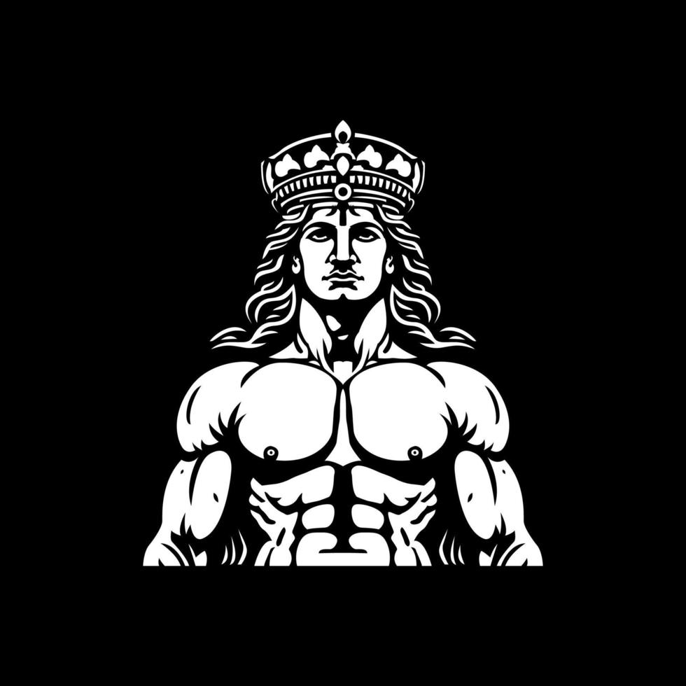 koning van koningen logo illustratie vector