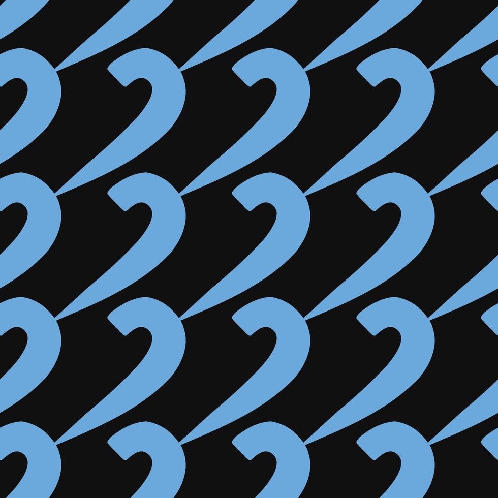 vector naadloze patroon, textuur achtergrond. hand getrokken, blauwe, zwarte kleuren.