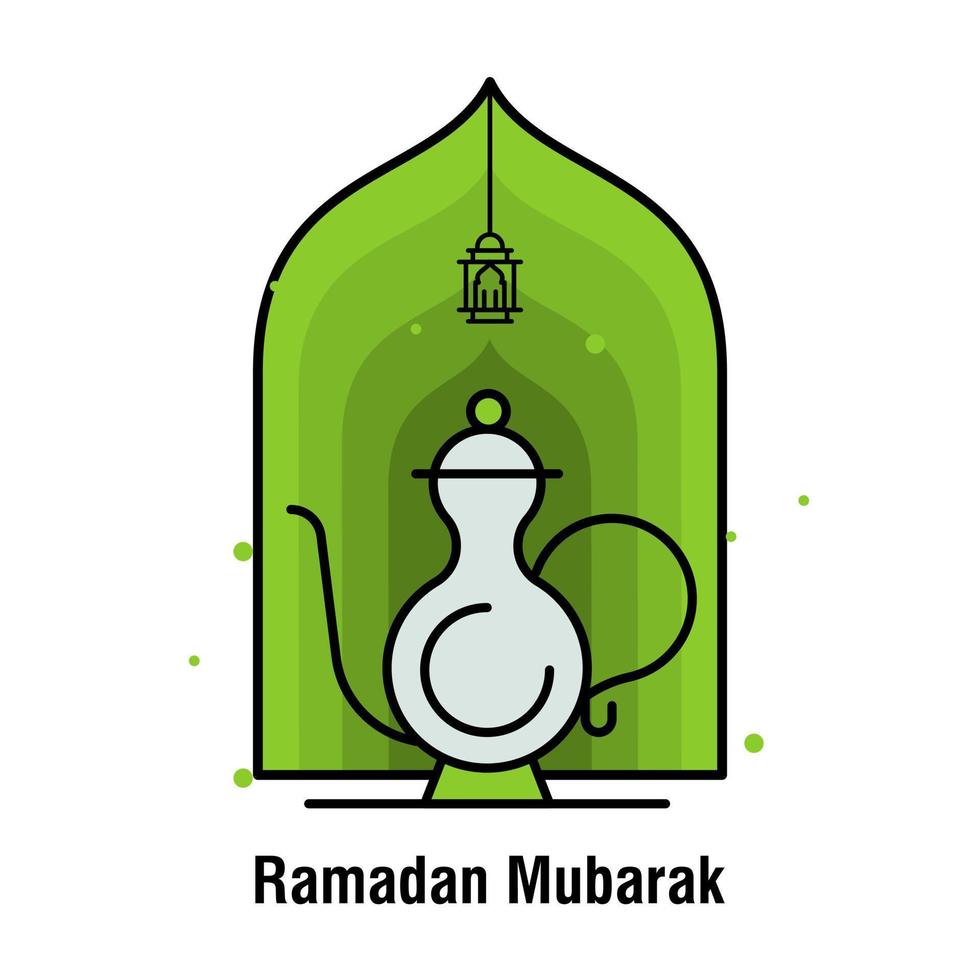 Ramadan kareem concept banier vector illustratie