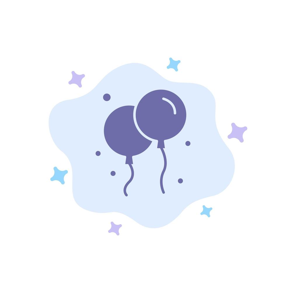 ballon vlieg Ierland blauw icoon Aan abstract wolk achtergrond vector