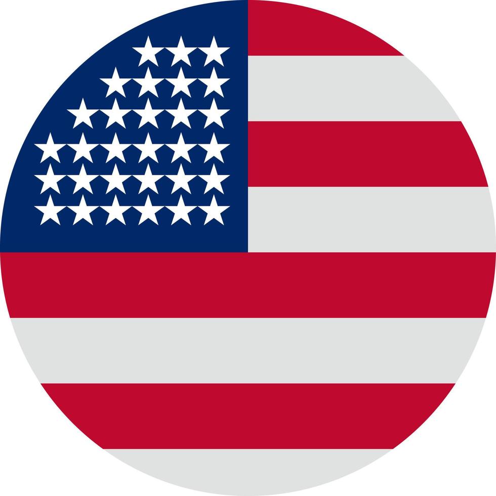 Amerikaans vlag dankzegging Verenigde Staten van Amerika vlak kleur icoon vector icoon banier sjabloon