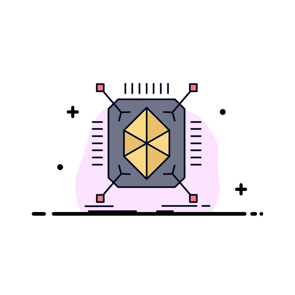 voorwerp prototyping snel structuur 3d vlak kleur icoon vector