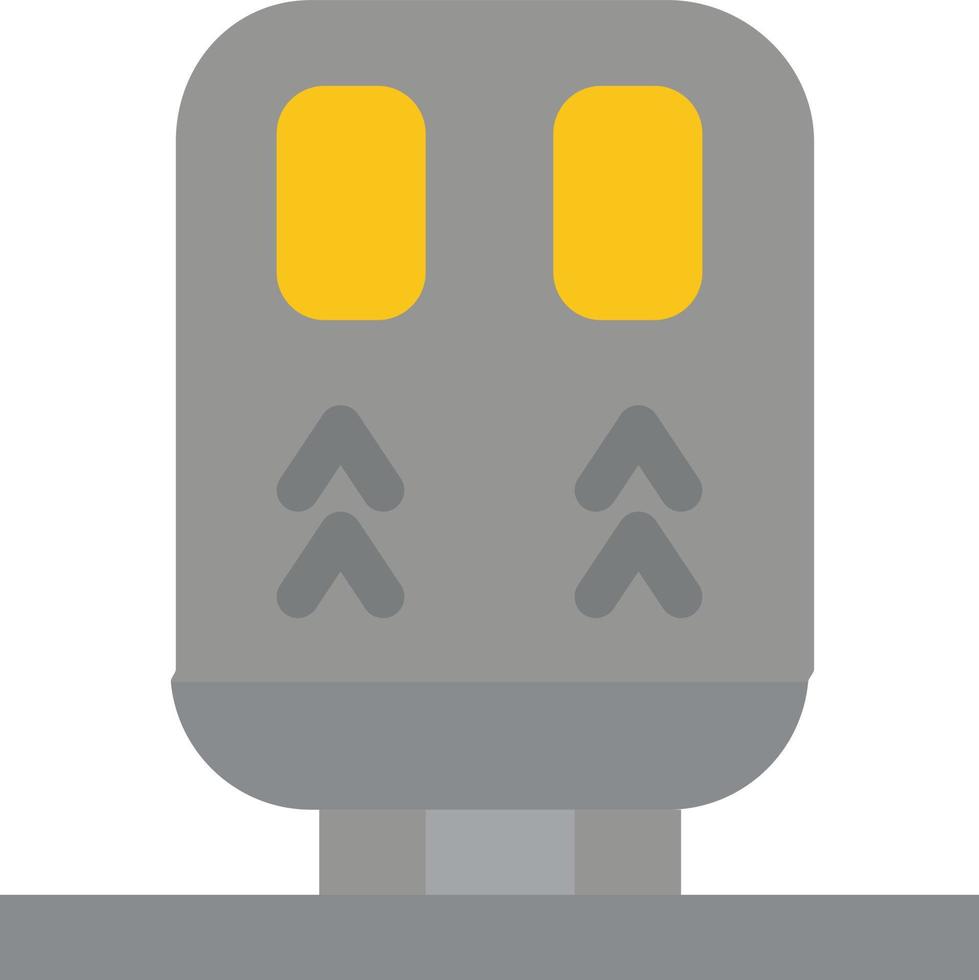 terug spoorweg trein vervoer vlak kleur icoon vector icoon banier sjabloon