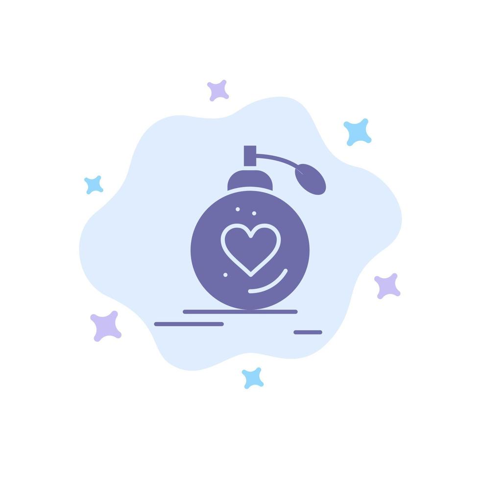 liefde huwelijk passie parfum Valentijn bruiloft blauw icoon Aan abstract wolk achtergrond vector