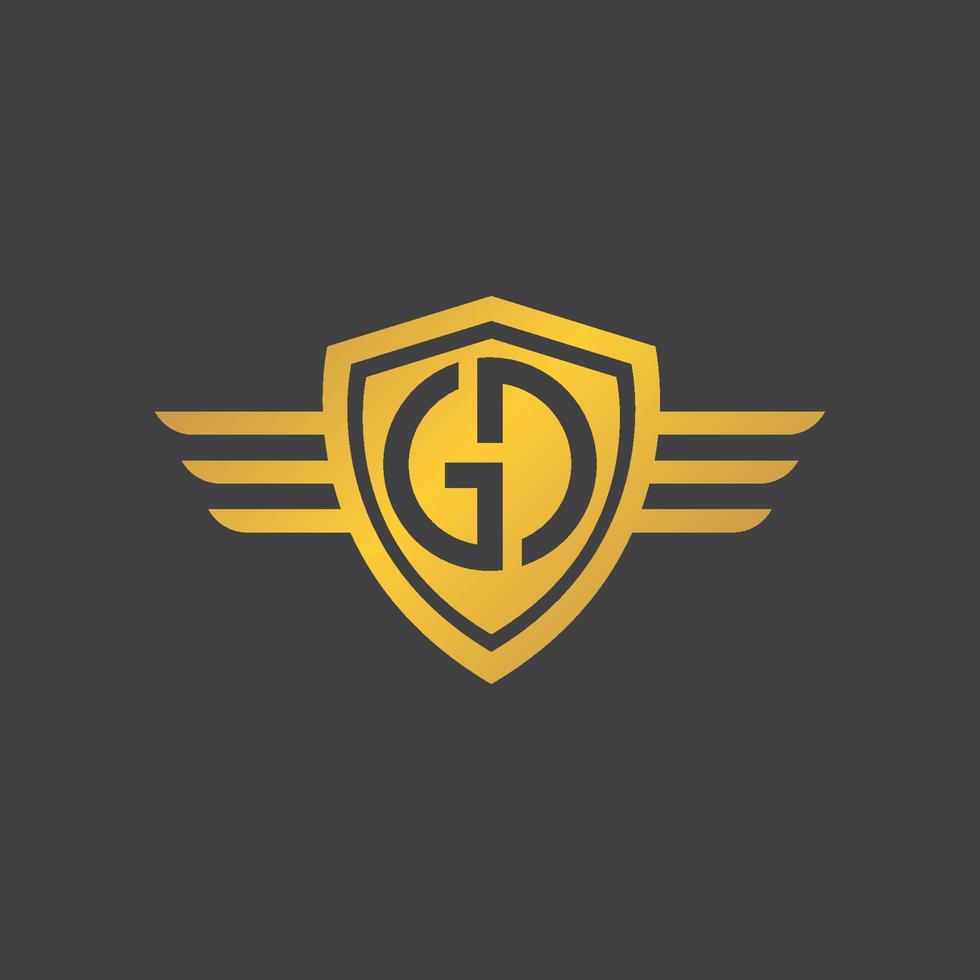 gd, dg brief logo icoon illustratie vector