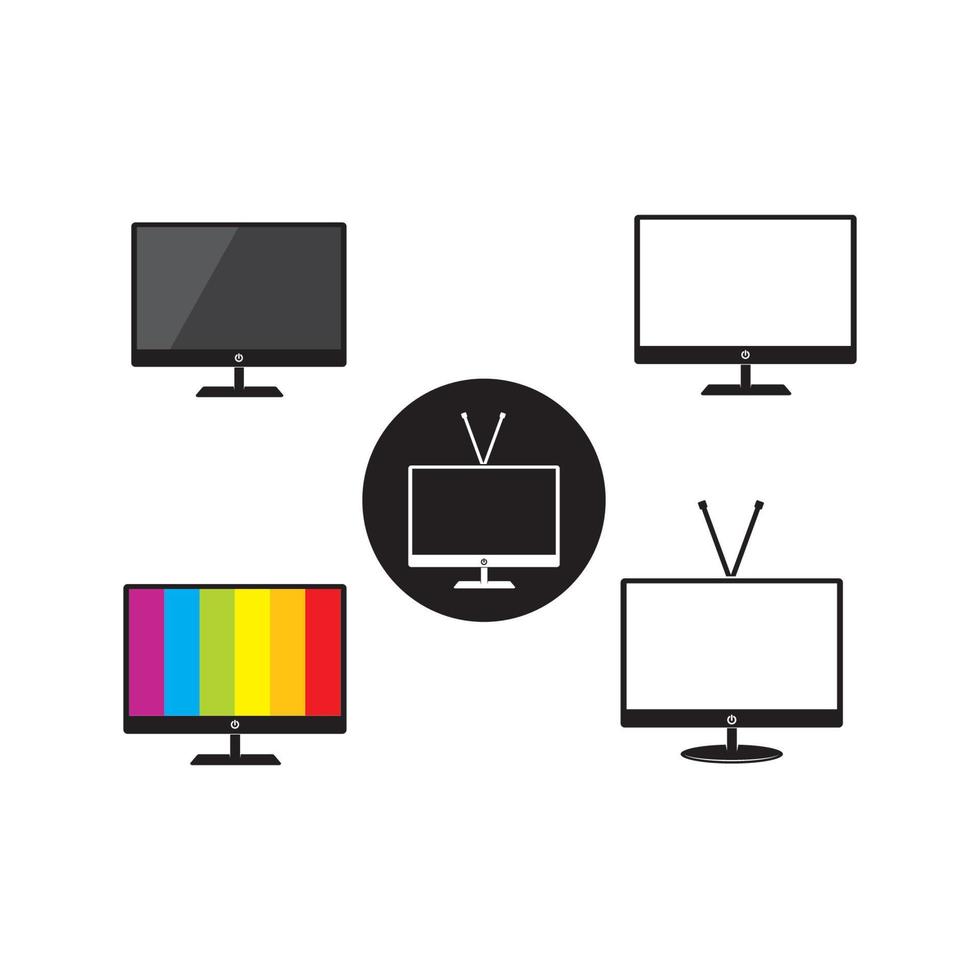 televisie icoon logo vector illustratie
