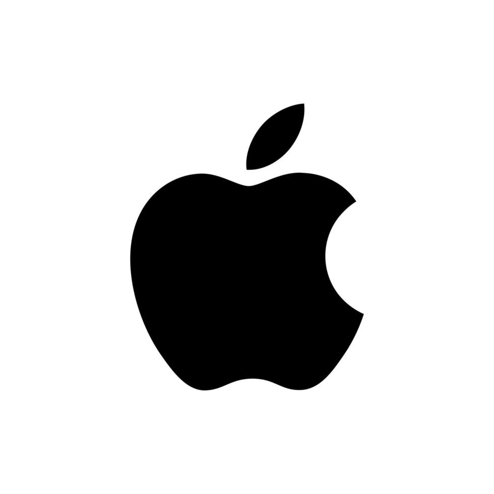 appel logo vector, appel icoon vrij vector