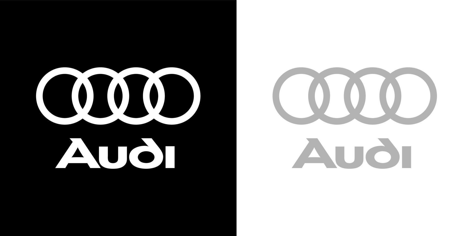 audi logo vector, audi icoon vrij vector