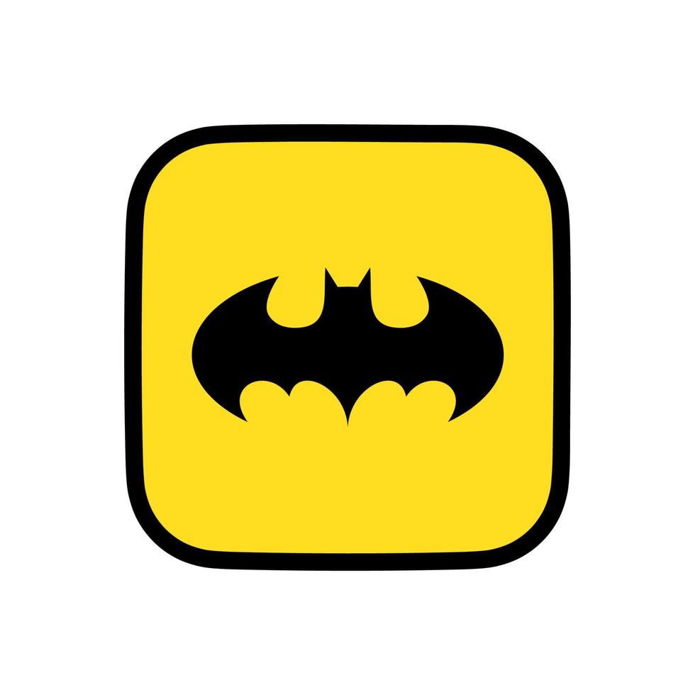 Batman logo vector, Batman icoon vrij vector