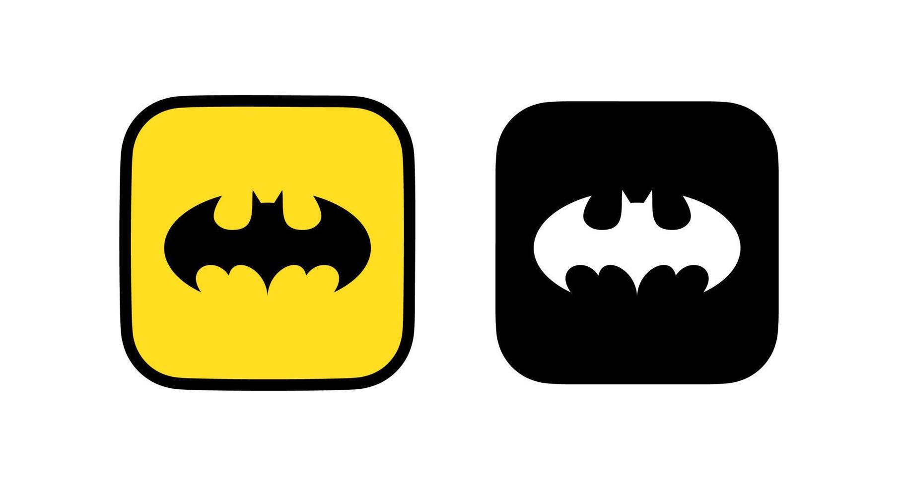 Batman logo vector, Batman icoon vrij vector