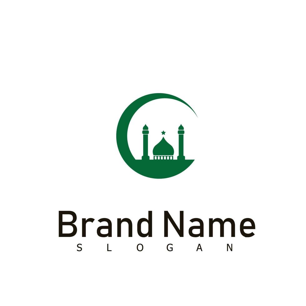 moskee Islam moslim Arabisch logo vector