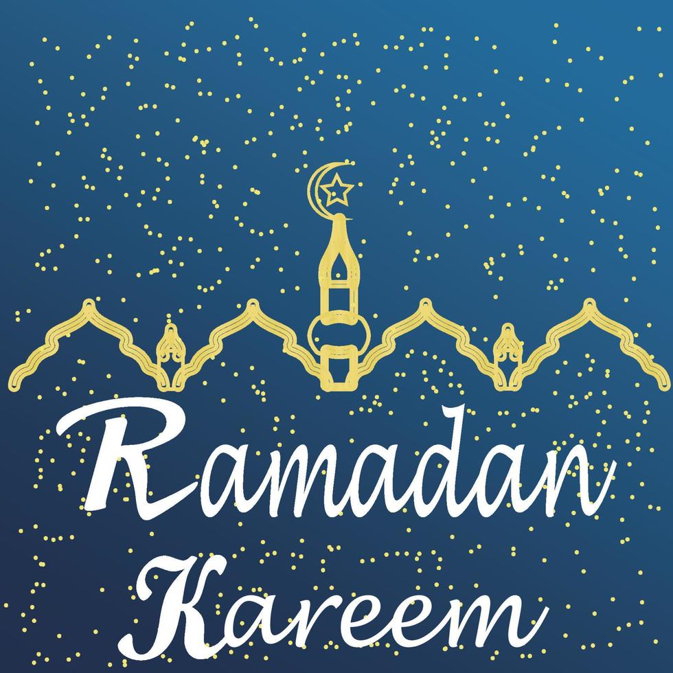 Ramadan kareem poster achtergrond vector illustratie ontwerp groet kaart sociaal media post sjabloon Ramadhan mubarak gelukkig heilig Ramadan maand van vastend voor moslims