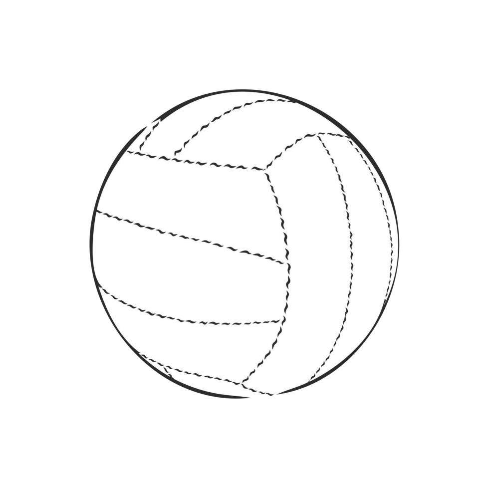 sport- bal vector schetsen