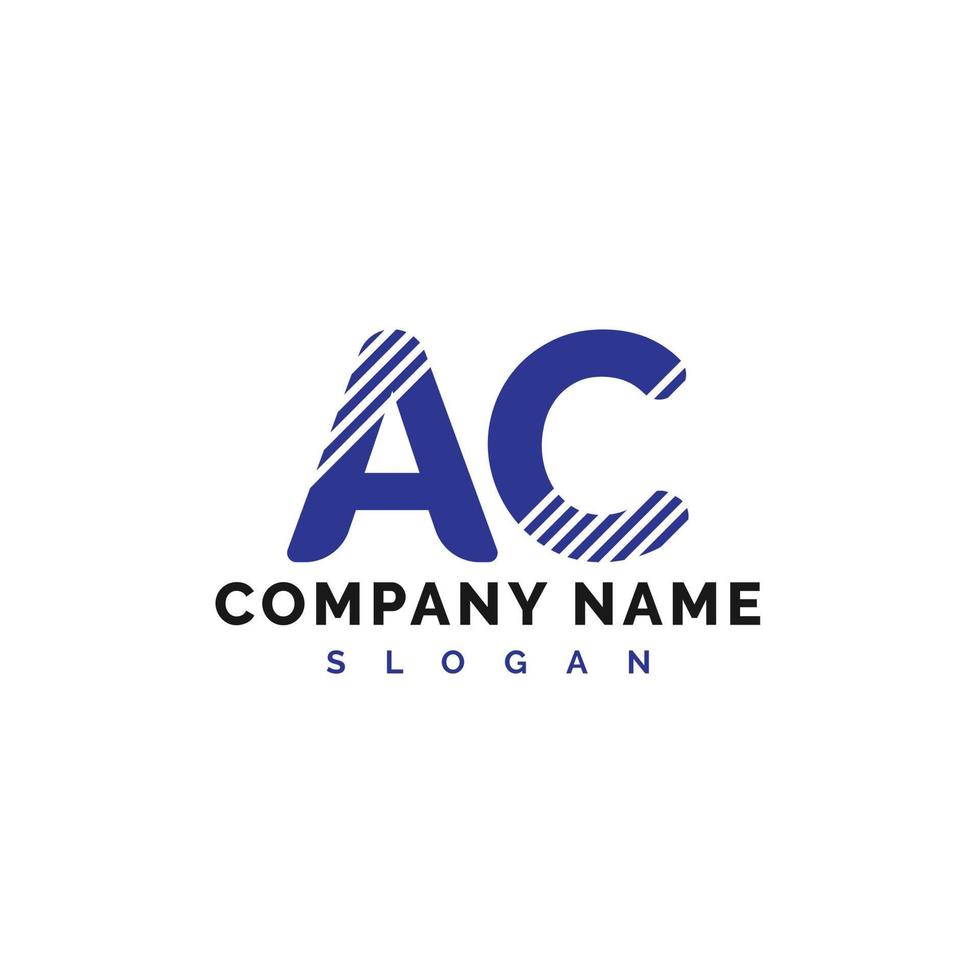 ac logo ontwerp. ac brief logo icoon vector illustratie - vector