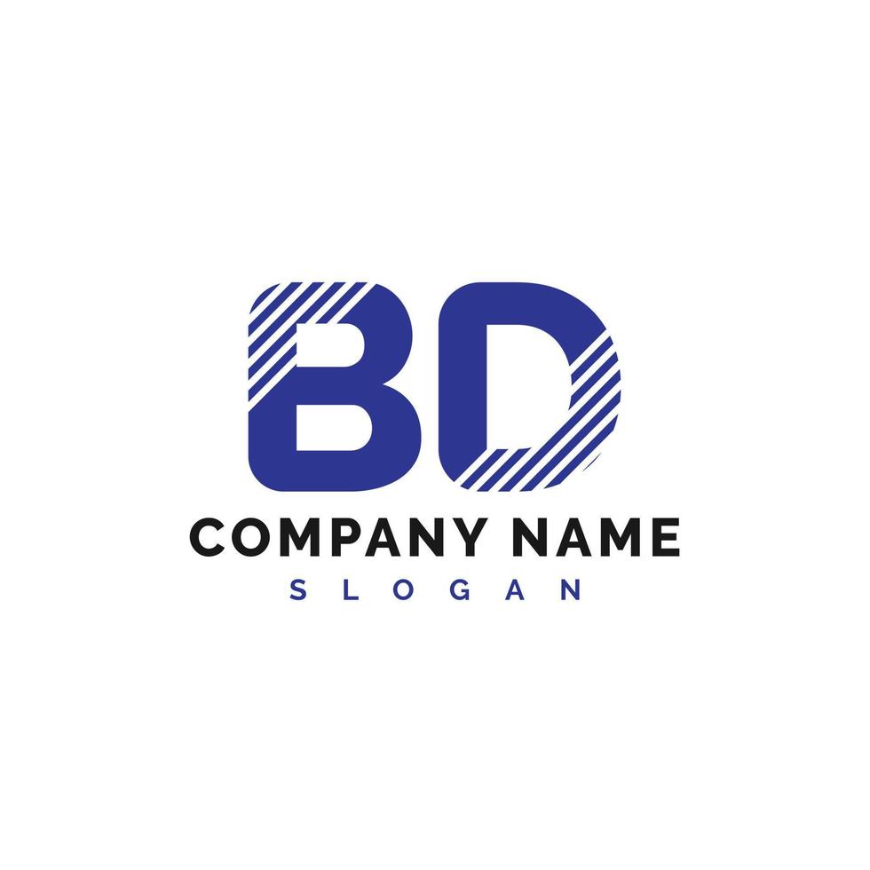 bd logo ontwerp. bd brief logo icoon vector illustratie - vector