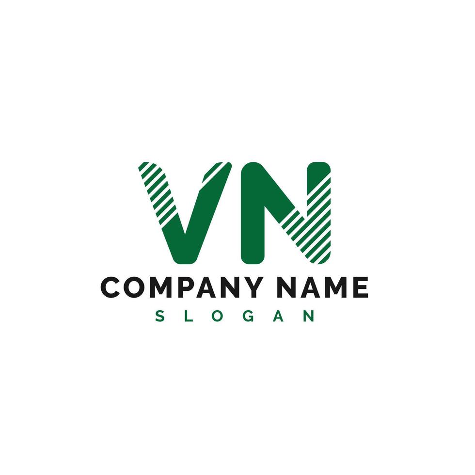 vn brief logo ontwerp. vn brief logo vector illustratie - vector