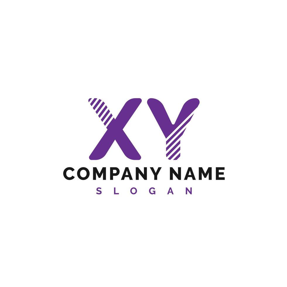 xy brief logo ontwerp. xy brief logo vector illustratie - vector