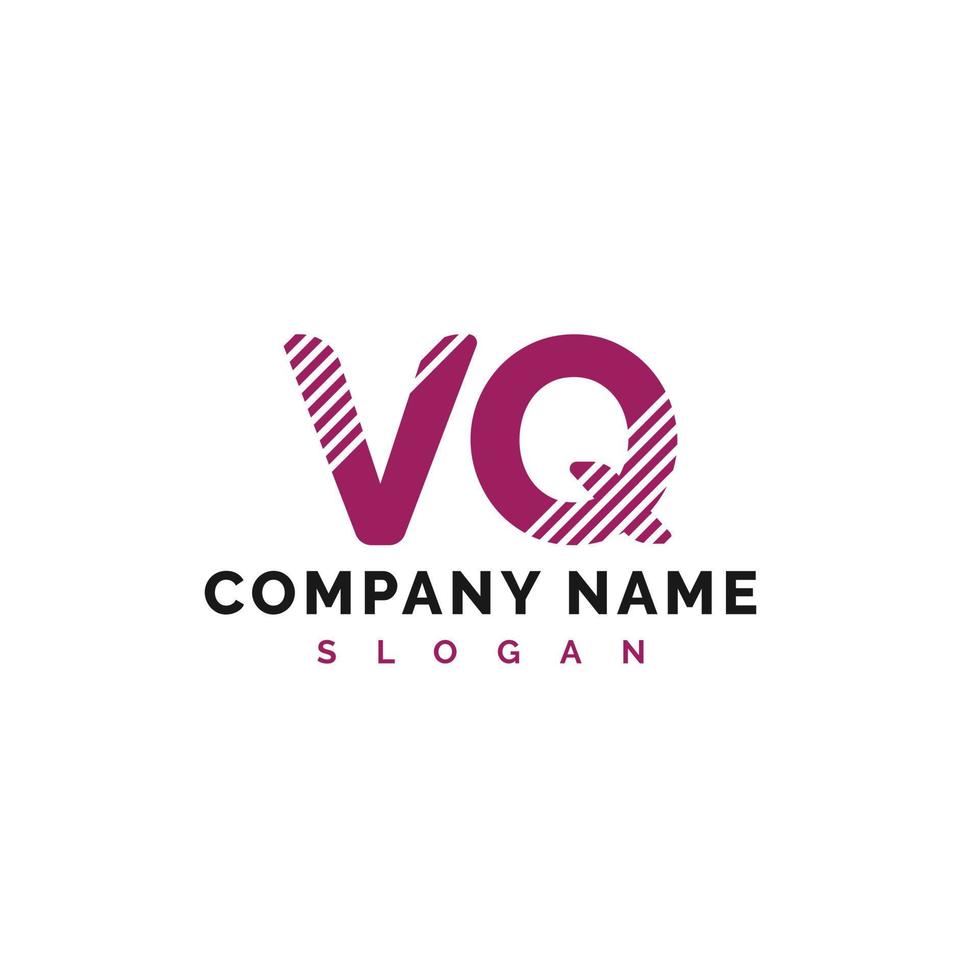 vq brief logo ontwerp. vq brief logo vector illustratie - vector