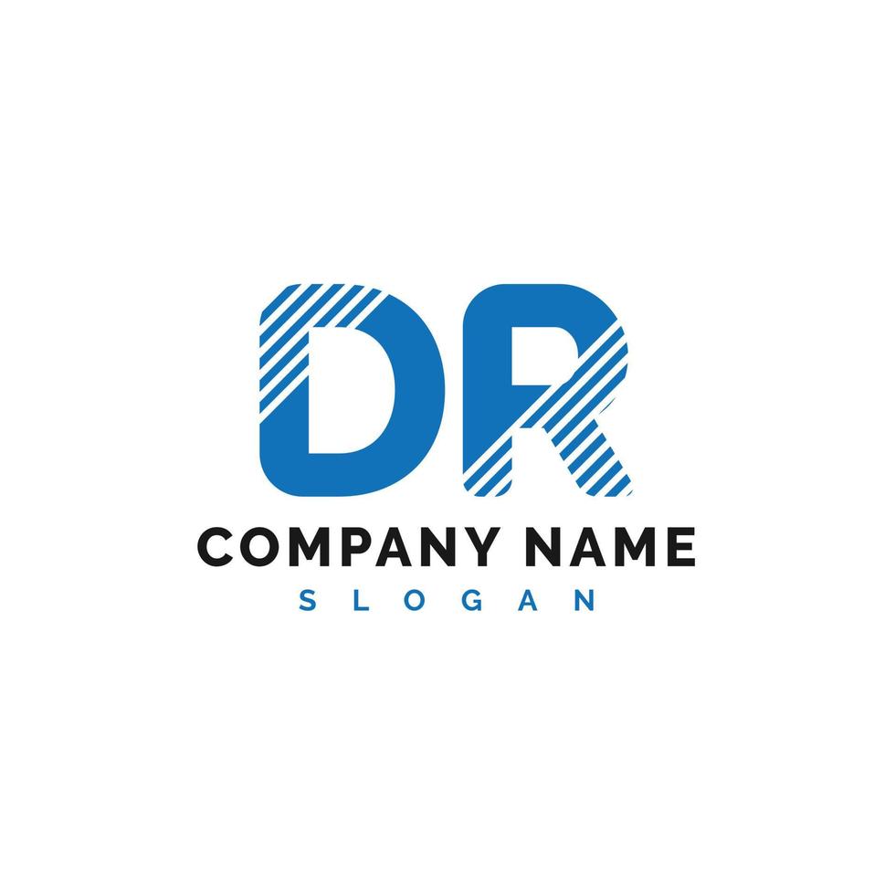 dr brief logo ontwerp. dr brief logo vector illustratie - vector