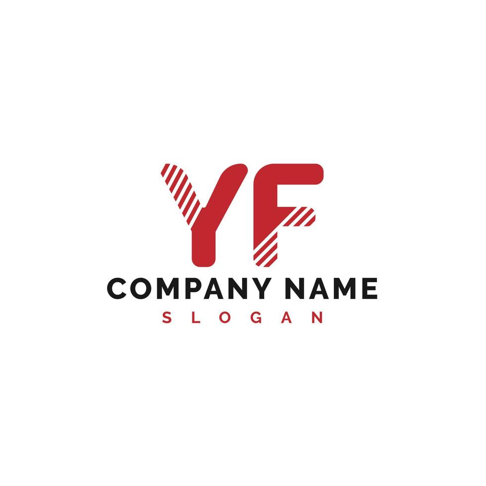 yf brief logo ontwerp. yf brief logo vector illustratie - vector