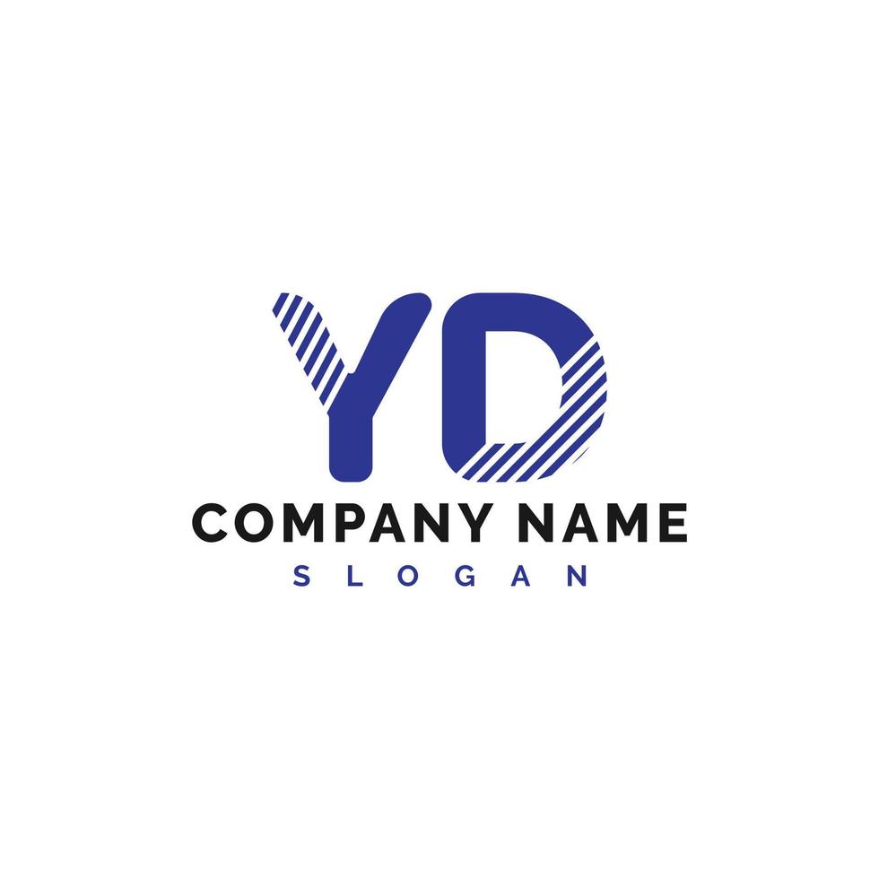 yd brief logo ontwerp. yd brief logo vector illustratie - vector