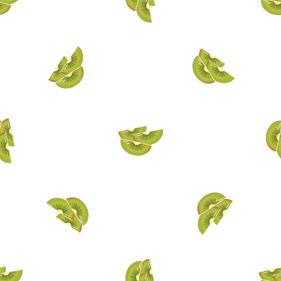 groen kiwi patroon naadloos vector