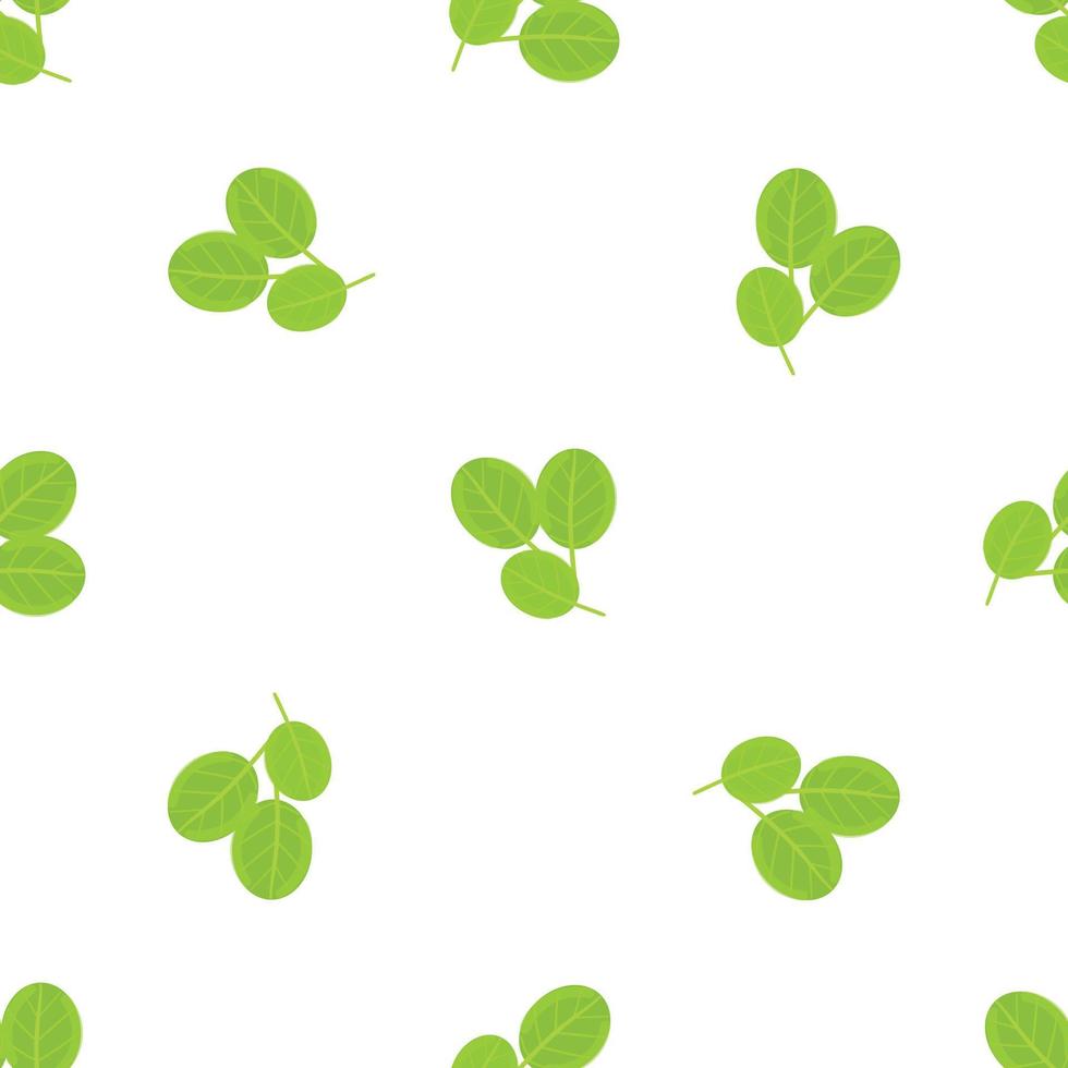 groen blad voedsel patroon naadloos vector