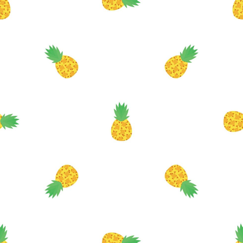 ananas patroon naadloos vector