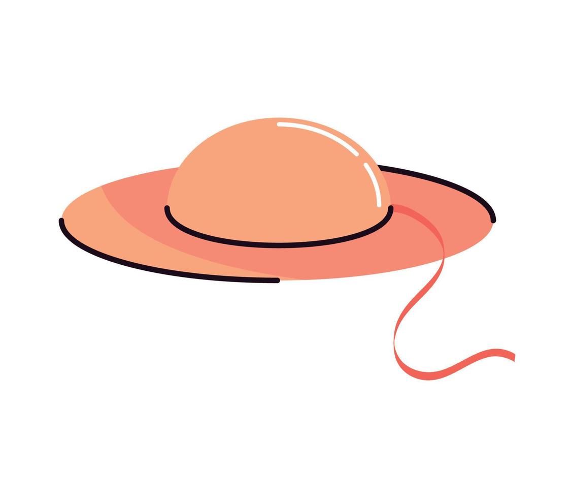 vrouwelijke hoed icoon vector