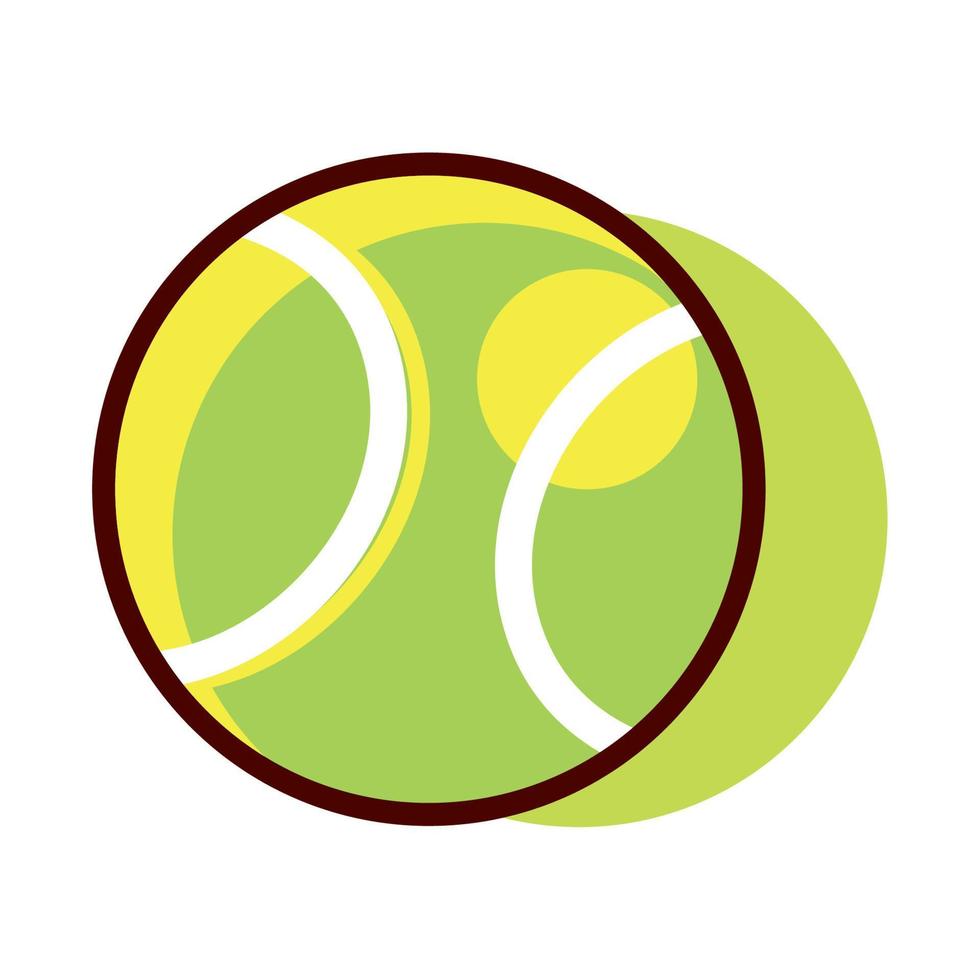 tennis bal sport- vector