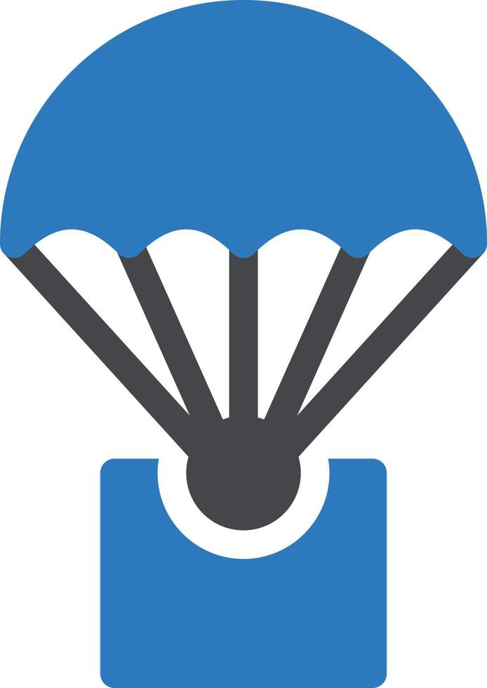 parachute vectorillustratie op een background.premium kwaliteit symbolen.vector iconen voor concept en grafisch ontwerp. vector