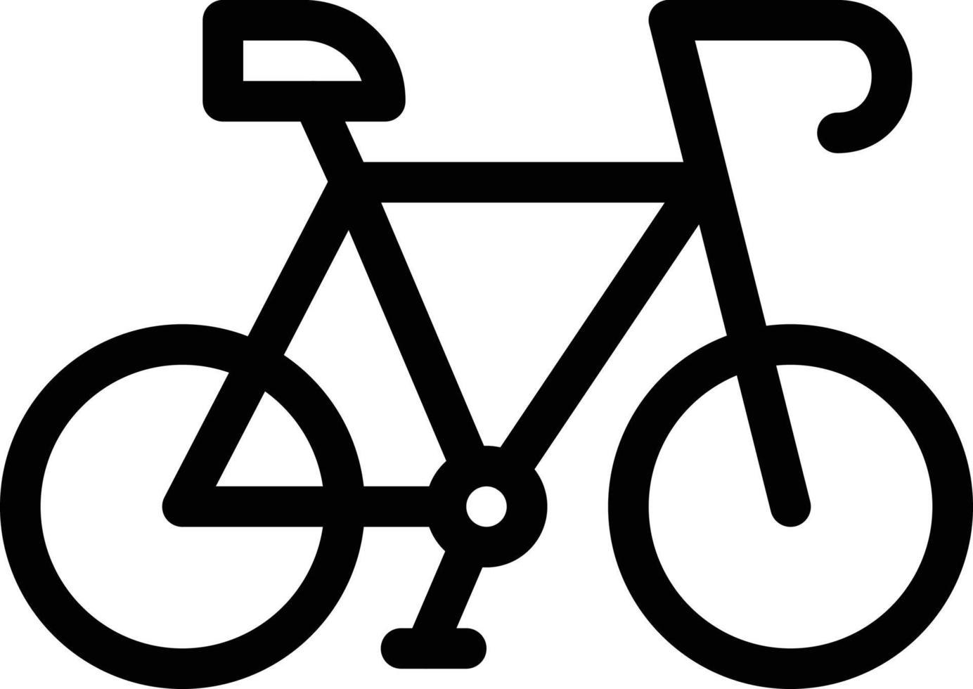 fiets vectorillustratie op een background.premium kwaliteit symbolen.vector pictogrammen voor concept en grafisch ontwerp. vector