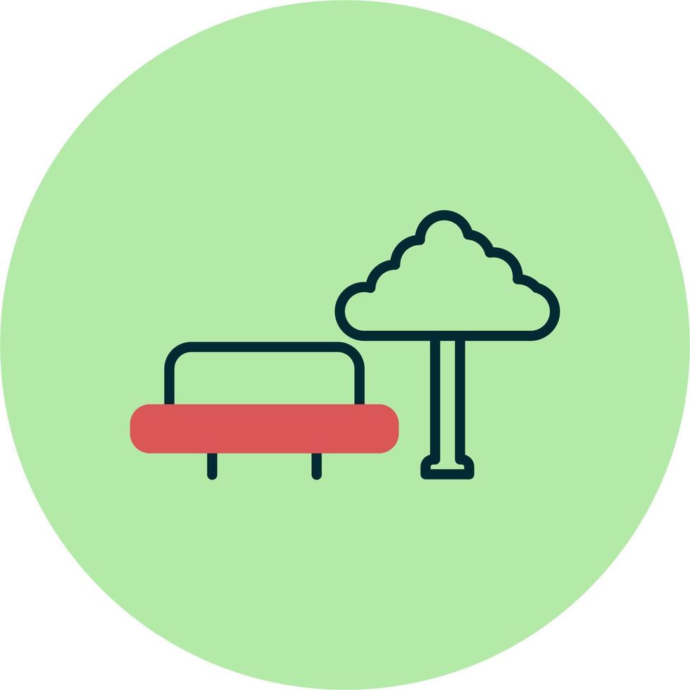 park vector pictogram