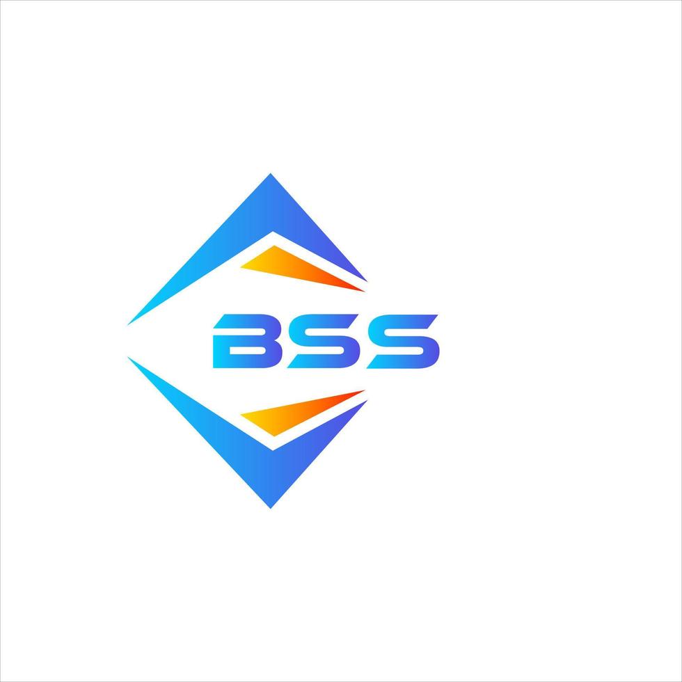 bss abstract technologie logo ontwerp Aan wit achtergrond. bss creatief initialen brief logo concept. vector