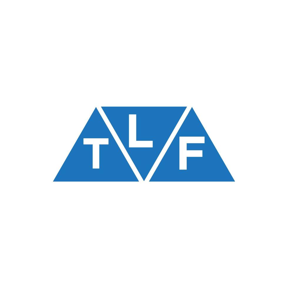 ltf abstract eerste logo ontwerp Aan wit achtergrond. ltf creatief initialen brief logo concept. vector