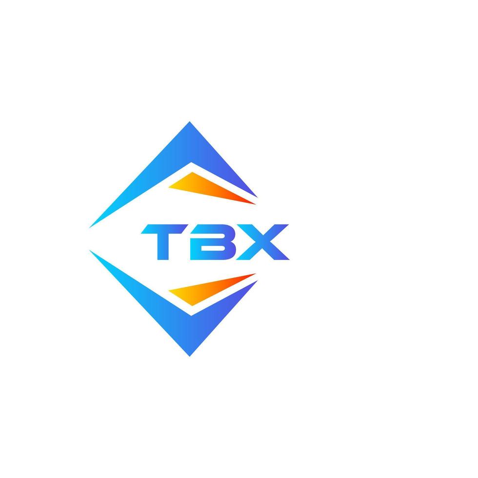 tbx abstract technologie logo ontwerp Aan wit achtergrond. tbx creatief initialen brief logo concept. vector