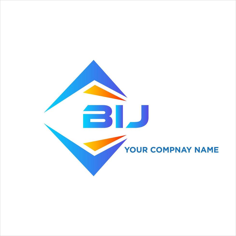 bij abstract technologie logo ontwerp Aan wit achtergrond. bij creatief initialen brief logo concept. vector