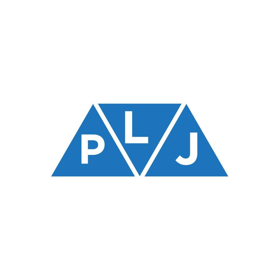 lpj abstract eerste logo ontwerp Aan wit achtergrond. lpj creatief initialen brief logo concept. vector