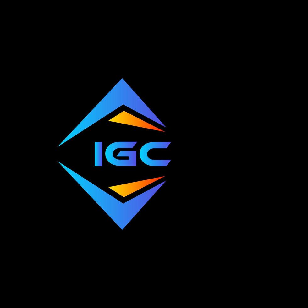 igc abstract technologie logo ontwerp Aan wit achtergrond. igc creatief initialen brief logo concept. vector