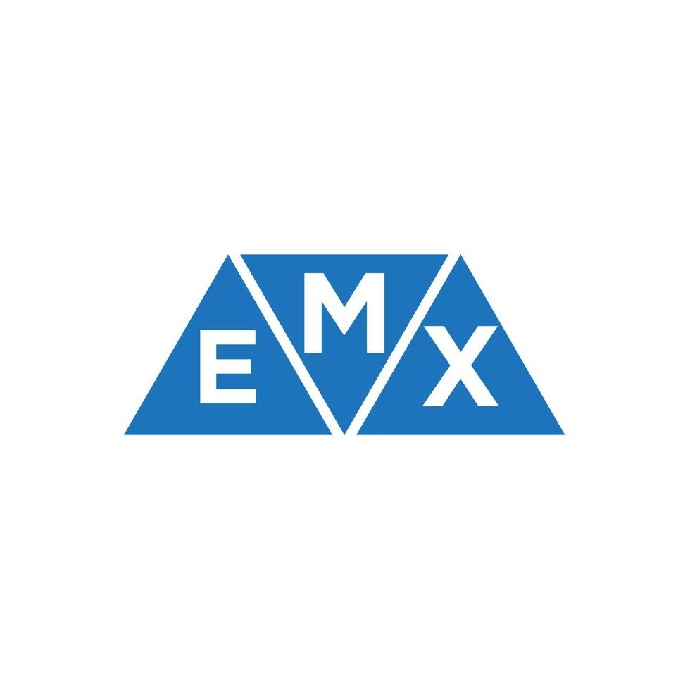 Mex abstract eerste logo ontwerp Aan wit achtergrond. Mex creatief initialen brief logo concept. vector