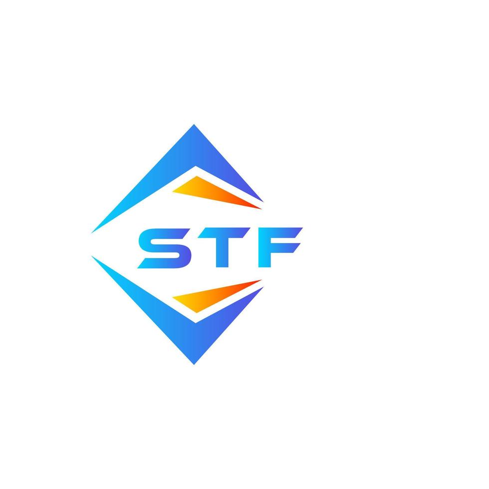 stf abstract technologie logo ontwerp Aan wit achtergrond. stf creatief initialen brief logo concept. vector
