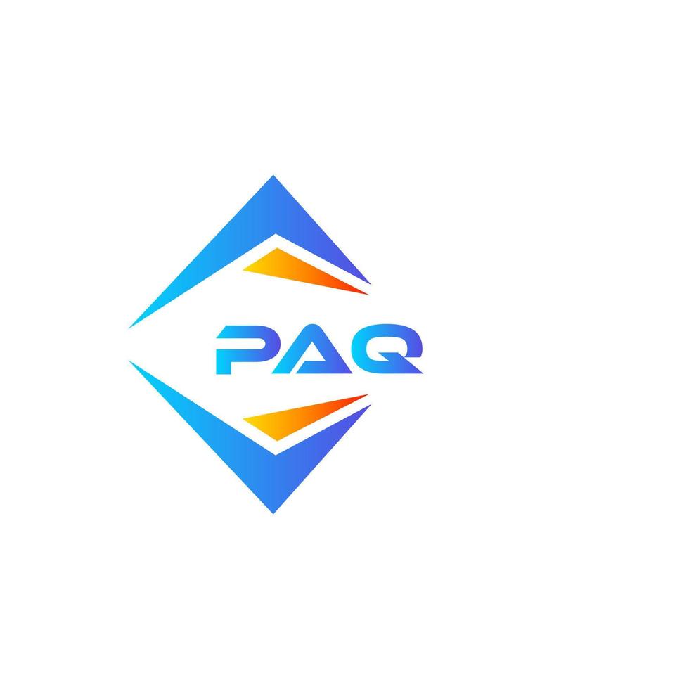 paq abstract technologie logo ontwerp Aan wit achtergrond. paq creatief initialen brief logo concept. vector