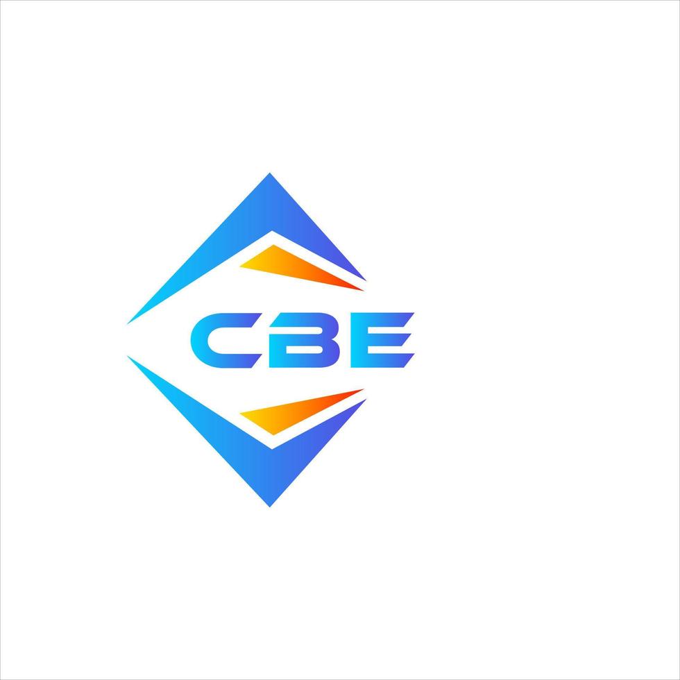 cbe abstract technologie logo ontwerp Aan wit achtergrond. cbe creatief initialen brief logo concept. vector