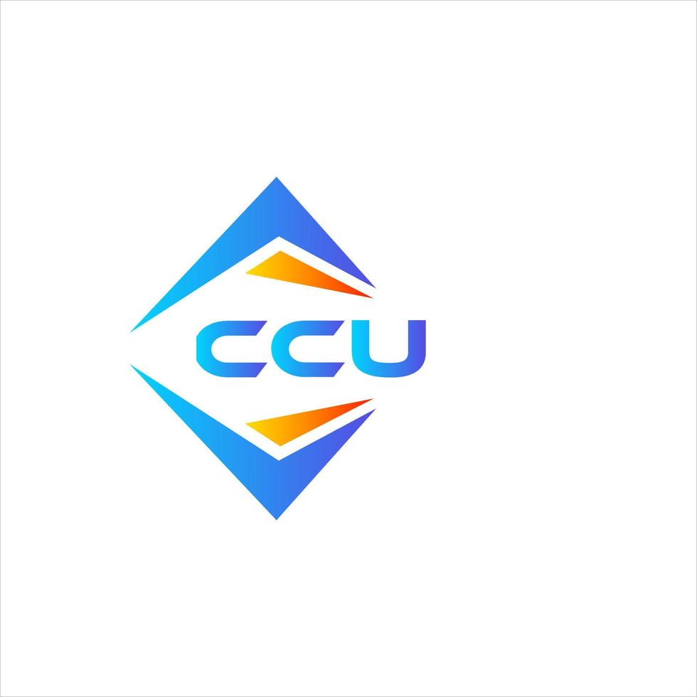 ccu abstract technologie logo ontwerp Aan wit achtergrond. ccu creatief initialen brief logo concept. vector