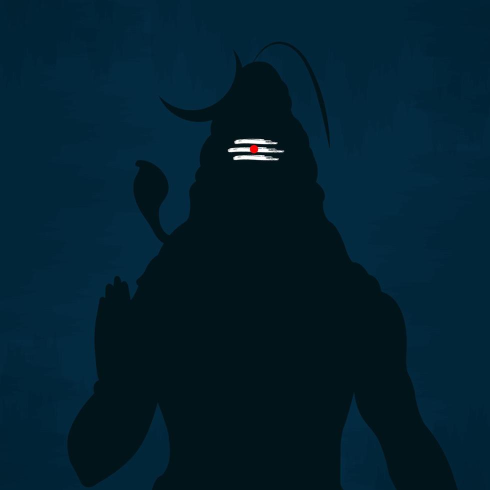 gelukkig maha shivaratri sociaal media post ontwerp vector